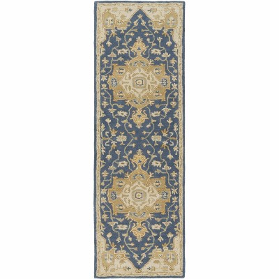 Hauteloom Broomfield 1145 Hand Tufted Blue Wool Rug