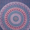 HomeRoots 92" X 84" Green Blue And Orange Mandala Cotton Hanging Tapestry - 4 of 4