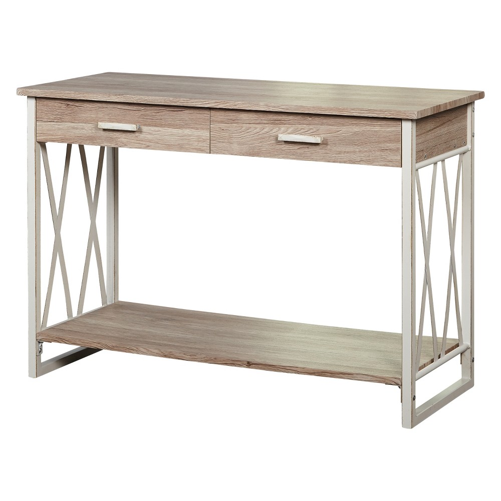 Seneca XX Sofa Table White/Natural - Buylateral was $157.99 now $102.69 (35.0% off)