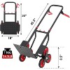 330 LBS Stair Climbing Cart Folding Hand Truck Dolly With Telescoping Handle - 2 of 4