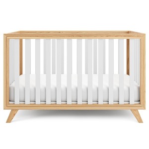 Comfy Cubs Baby Crib for 0 to 3 Years - Adjustable Mattress Height - 80 lbs Capacity Nursery Bed - 1 of 4