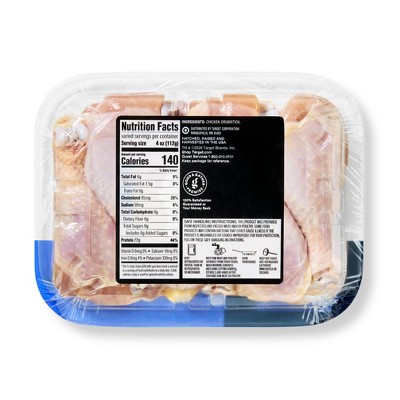 No Antibiotics Ever Air Chilled Chicken Drumsticks - 1.25-2.50lbs - price per lb - Good & Gather™