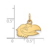 Black Bow Jewelry 14k Yellow Gold Kansas Jayhawks NCAA Extra Small Pendant - 2 of 3