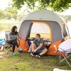 Core Equipment 4 Person Straight Wall Tent - Orange - 3 of 4