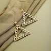 SOHI Women's Gold Chainlink Drop Earrings - 2 of 3