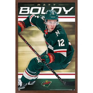 Trends International NHL Minnesota Wild - Matt Boldy 23 Framed Wall Poster Prints - 1 of 4