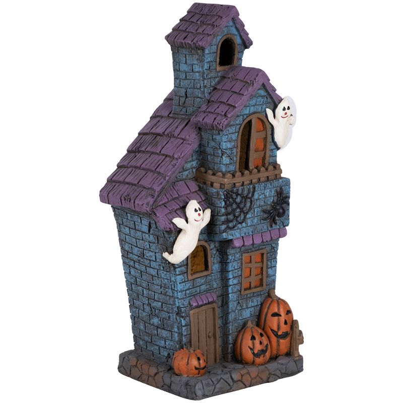 Northlight 22.75" LED Lighted Haunted House with Ghosts Halloween Decoration, 4 of 9