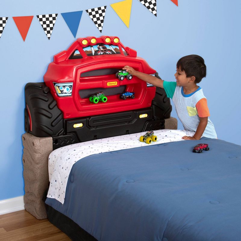 Kids&#39; Headboard Extreme Monster Truck - Simplay3, 5 of 15