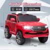 12V Ride on Truck Car, 2 Seat Electric SUV for Kids, 3 Speeds Ride on Vehicle Toy with Remote Control, Dual Motors, LED Lights, White - 2 of 4
