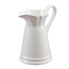 8.5x6x9in Maisie Pitcher, White - 2 of 4