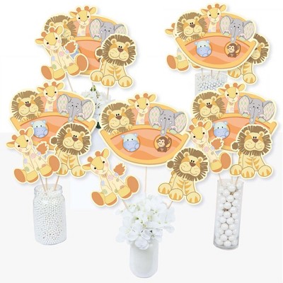 Big Dot of Happiness Noah's Ark - Baby Shower Centerpiece Sticks - Table Toppers - Set of 15