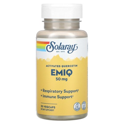 Solaray Activated Quercetin, Emiq, 50 mg, 30 VegCaps