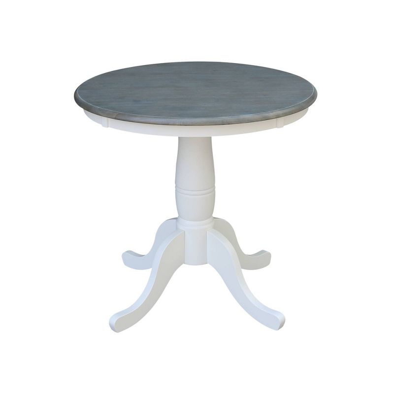 30" San Remo Round Top Pedestal Table with 2 Chairs Dining Sets - International Concepts, 4 of 6