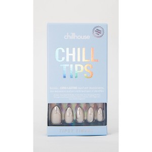 Chillhouse Chill Tips Press-On Fake Nails - Tipsy Tinsel - 24ct - 1 of 4