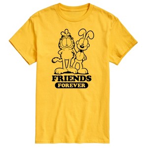 Men's - Garfield - Friends Forever Garfield and Odie Short Sleeve Graphic T-Shirt - 1 of 4