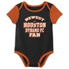 MLS Houston Dynamo Infant Girls' 3pk Bodysuit - 3 of 4