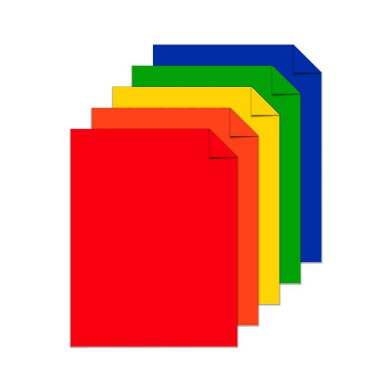100 Sheet Astrobrights 5-Color Primary Colored Paper, 3 of 6