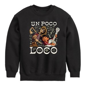 Boys' - Coco - Un Poco Loco Graphic Long Sleeve Fleece Sweatshirt - 1 of 4