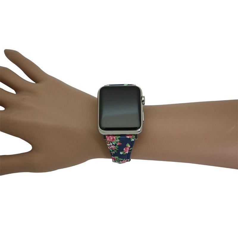 Olivia Pratt Printed Skinny Leather Apple Watch Band, 5 of 6