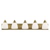 Livex Lighting Springfield 5 - Light Vanity in  Antique Brass - 4 of 4