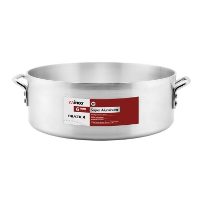 Winco Super Aluminum Brazier, 6.0mm, 1.4 Thick, 24 Quart : Target