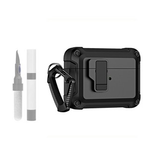 HTUTWOO Case for AirPods Pro 2nd Generation 2022, Shock-Absorbing Case Cover with Opener Accessories with Keychain for Women Men - 1 of 4