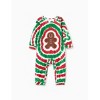PATPAT Family Matching Christmas Pajamas, Tie Dye Pjs Sets with Snowman & Gingerbread, Includes Plaid Socks for Family - 2 of 4