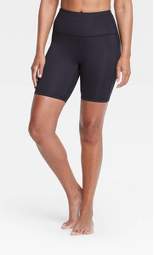 Women's Contour Curvy High-Rise Shorts 7" - All in Motion™ Black