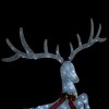 vidaXL - Magical Flying Reindeer Christmas Decoration with Energy-Efficient 120 LEDs, Multiple Lighting Effects, Indoor/Outdoor Use, White and Silver - 4 of 4