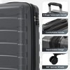 Lyngins Hardside Honeycomb Luggages with Spinner Wheels,TSA Lock,Side Hooks,Expandable Suitcases for  Weekend Trip,Travel - 4 of 4