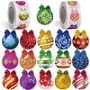 Fun Little Toys 1000PC Ornament Stickers Roll Christmas Ball Stickers - 2 of 4