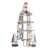 Hape Multi Level 4 Tier 37 Piece Wooden Discovery Spaceship Center Kids Activity Play Set with Multiple Rooms and Accessories - 3 of 4