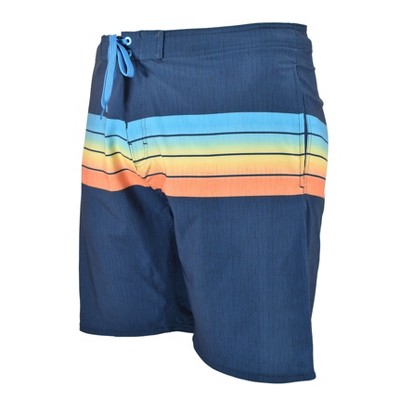 Burnside Men's Board Short Quick Dry Striped Print