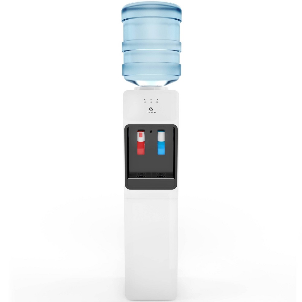 Avalon Top Loading Hot & Cold Water Cooler Dispenser - White: 5 Gallon Capacity, Freestanding, Energy Star Certified