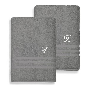 Linum Home Textiles 100% Turkish Cotton 2PC Denzi Bath Towel Set - 1 of 1