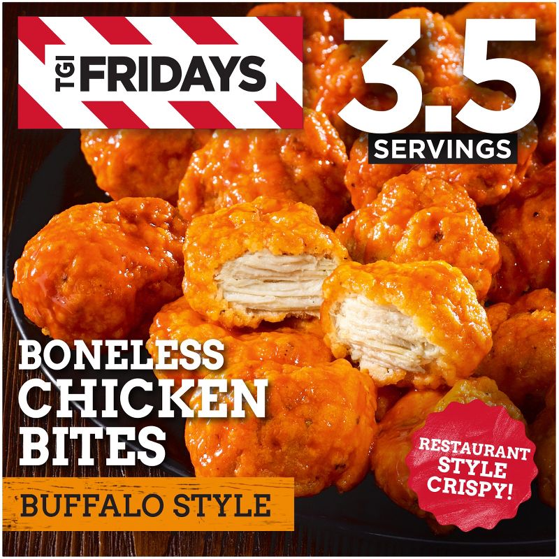 T.G.I. Friday's Buffalo Style Frozen Boneless Chicken Bites - 15oz, 1 of 11