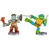 Legends of Akedo Teenage Mutant Ninja Turtles. Mini Battling Warriors Versus Pack Leonardo Vs Rocksteady Small - 3 of 4