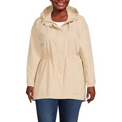 Lands' End Women's Squall Packable Waterproof Raincoat