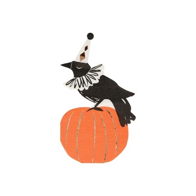 Meri Meri Vintage Halloween Crow Napkins (Pack of 16)
