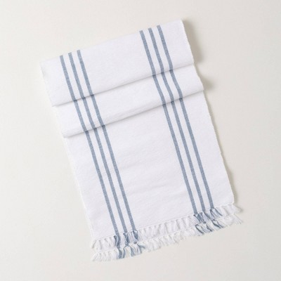Sullivans 74" Woven Table Runner, Blue