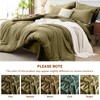 BAGOKIE 5/7 Pieces Bed in a Bag Comforter Set for All Season - 4 of 4