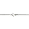 Black Bow Jewelry 0.85mm Sterling Silver Diamond Cut Round Snake Chain Necklace - 4 of 4