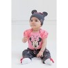 Disney Classics Winnie the Pooh Lion King Bambi Baby Bodysuit Pants and Hat 3 Piece Outfit Set Newborn to Infant - 2 of 4