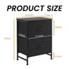 CAVINAS Small Drawer Dresser,Nightstand with Fabric Bins for Bedroom & Closet,Modern Minimalist Chest of Drawers,Sturdy Metal Frame - 3 of 4