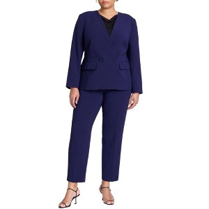 ELOQUII Women's Plus Size The 365 Semi Stretch Slim Leg Pant - 1 of 4
