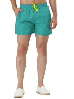 TATT 21 Men's Summer Elastic Waistband Mesh Lining Beach Swim Shorts