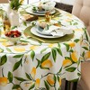 Design Imports  Lemon Bliss Printed Tablecloth, Lemon Bliss, 70" Round - 4 of 4