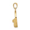 Black Bow Jewelry 14k Yellow Gold Large 2D Nantucket Basket Pendant - 2 of 4