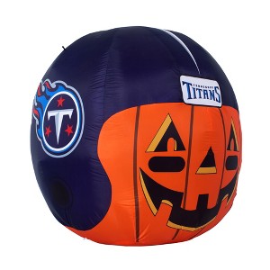 NFL Tennessee Titans Inflatable Jack O' Helmet, 4 ft Tall, Orange - 1 of 4