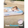 Sloosh Inflatable Suntanning Float Bed with Pillow, Suntan Tub Floatie Raft Tanning Pool for Adult - 4 of 4
